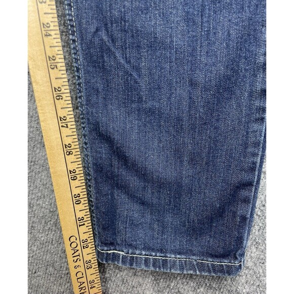 Levi’s Jeans 524 Too Superlow Women’s 13L Tall (35x33) Blue Retro Dark Wash - Picture 9 of 11